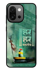 Har Har Mahadev Shivling OnePlus 13s Glass Case