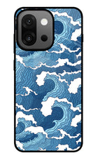 Blue Waves OnePlus 13s Glass Case