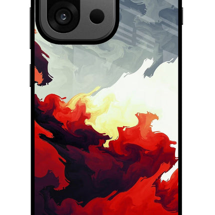 Fire Cloud OnePlus 13s Glass Case