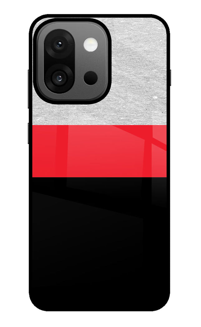 Tri Color Pattern OnePlus 13s Glass Case