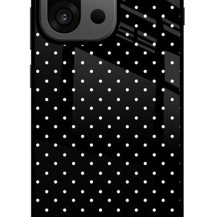 White Dots OnePlus 13s Glass Case