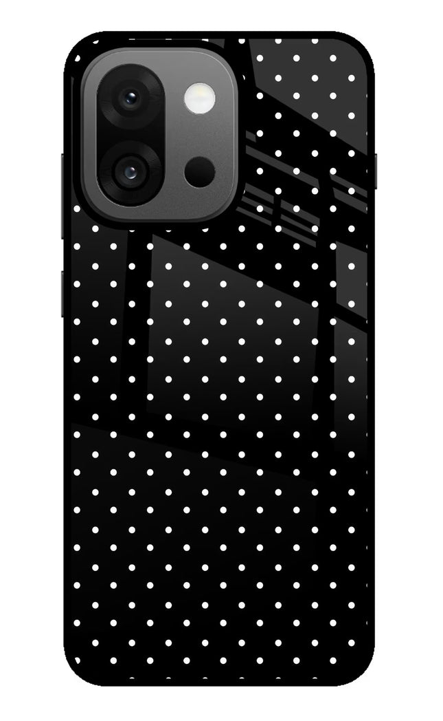 White Dots OnePlus 13s Glass Case