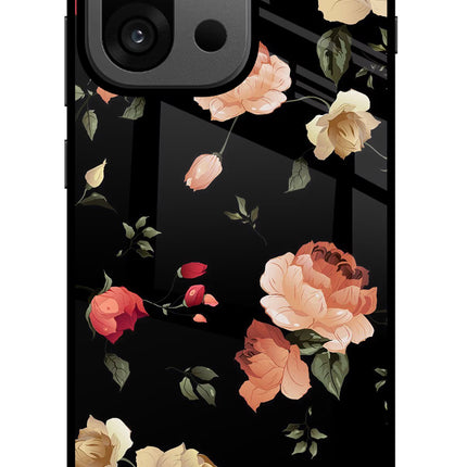 Flowers OnePlus 13s Glass Case
