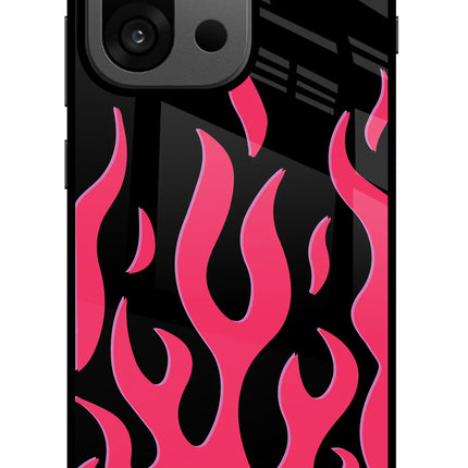 Fire Flames OnePlus 13s Glass Case