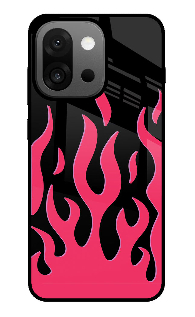 Fire Flames OnePlus 13s Glass Case