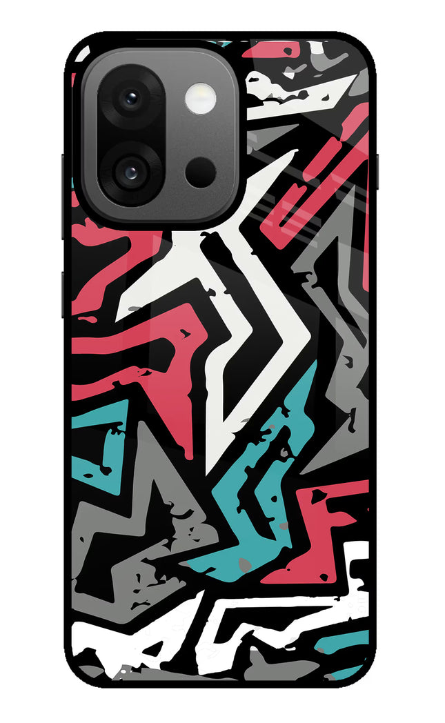 Geometric Graffiti OnePlus 13s Glass Case