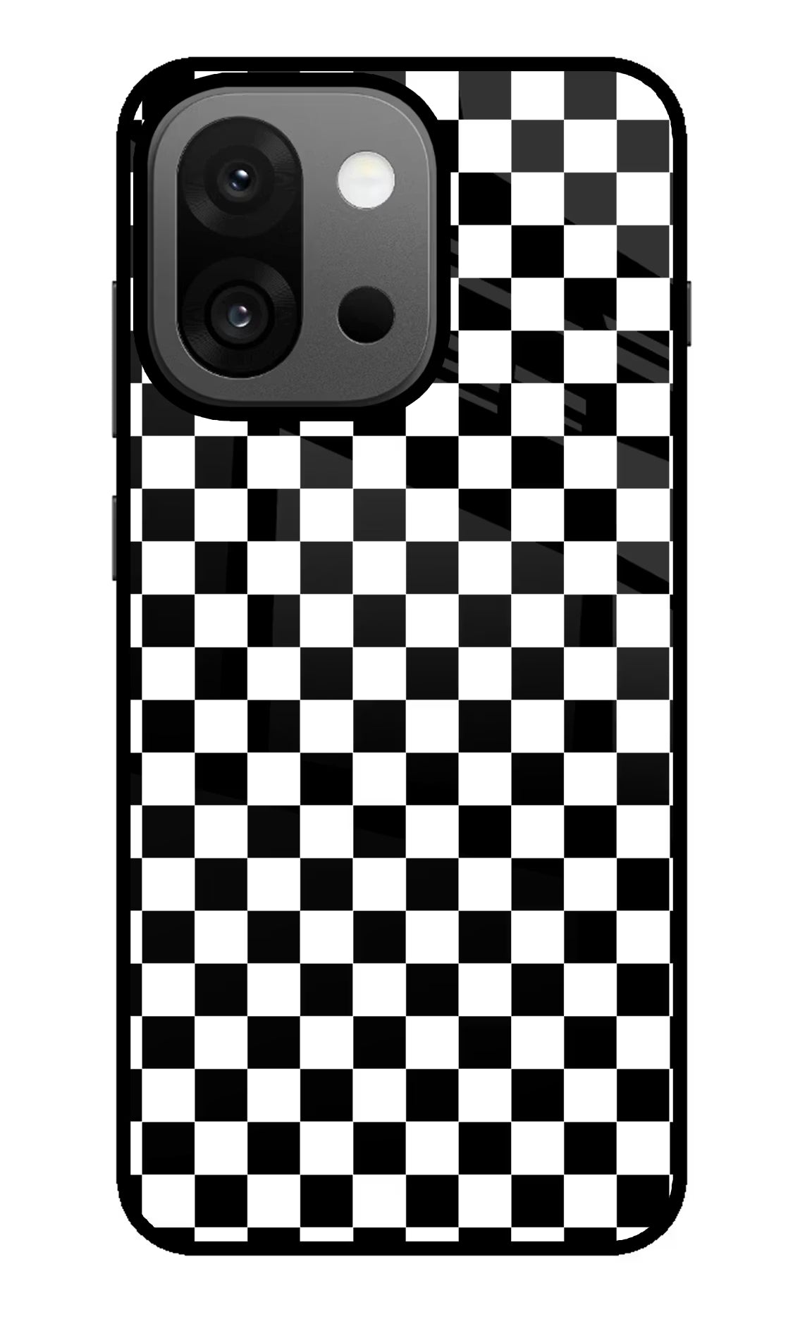 Chess Board OnePlus 13s Glass Case Back Cover by Casekaro