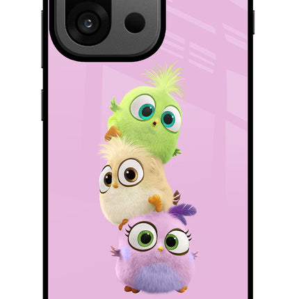 Cute Little Birds OnePlus 13s Glass Case