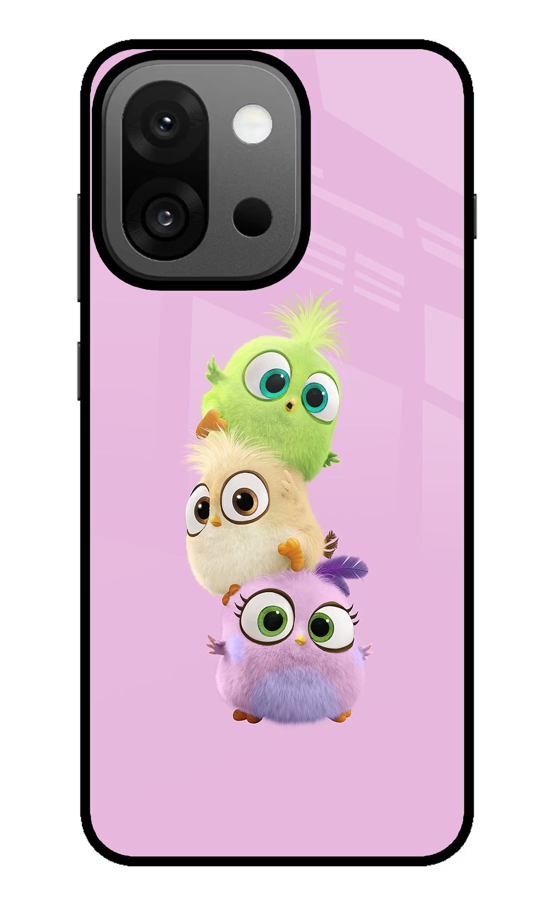Cute Little Birds OnePlus 13s Glass Case Back Cover by Casekaro
