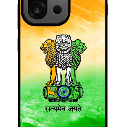 Satyamev Jayate Flag OnePlus 13s Glass Case