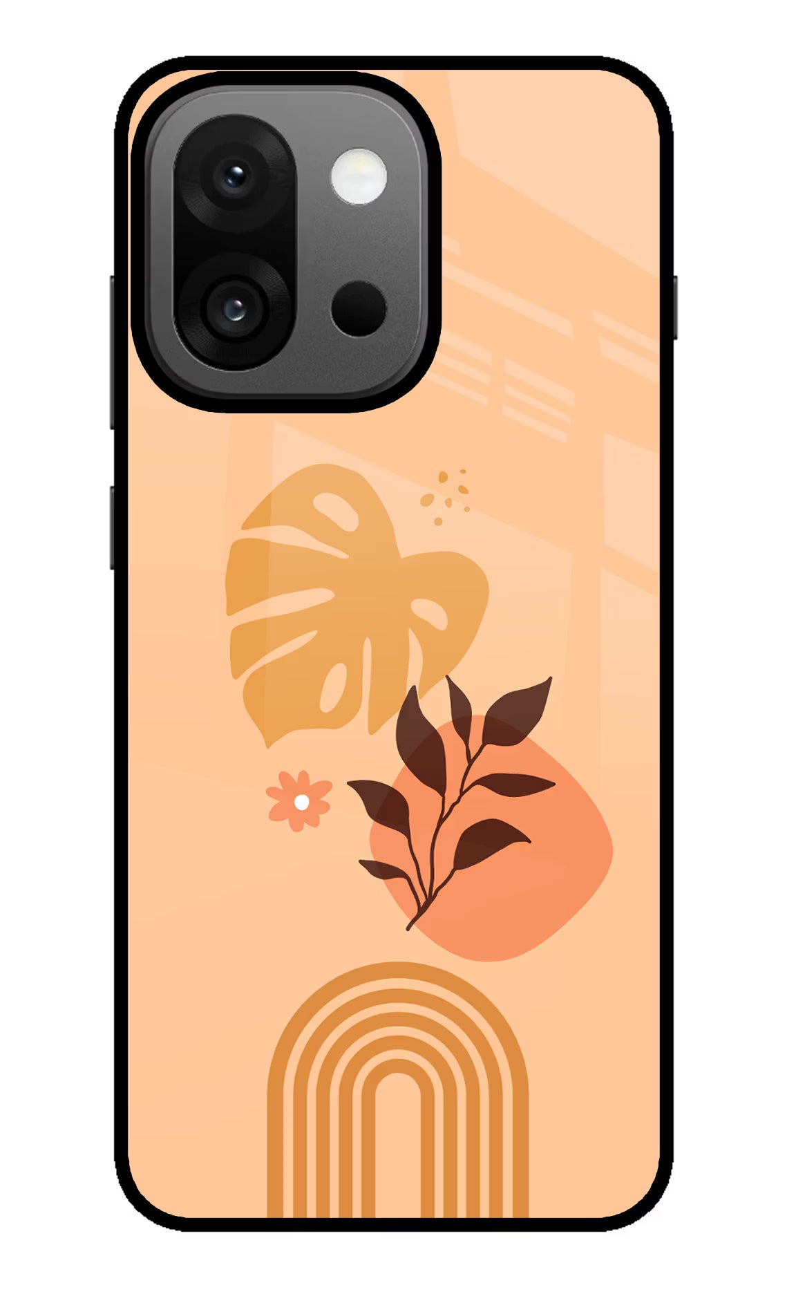 Bohemian Art OnePlus 13s Glass Case Back Cover by Casekaro