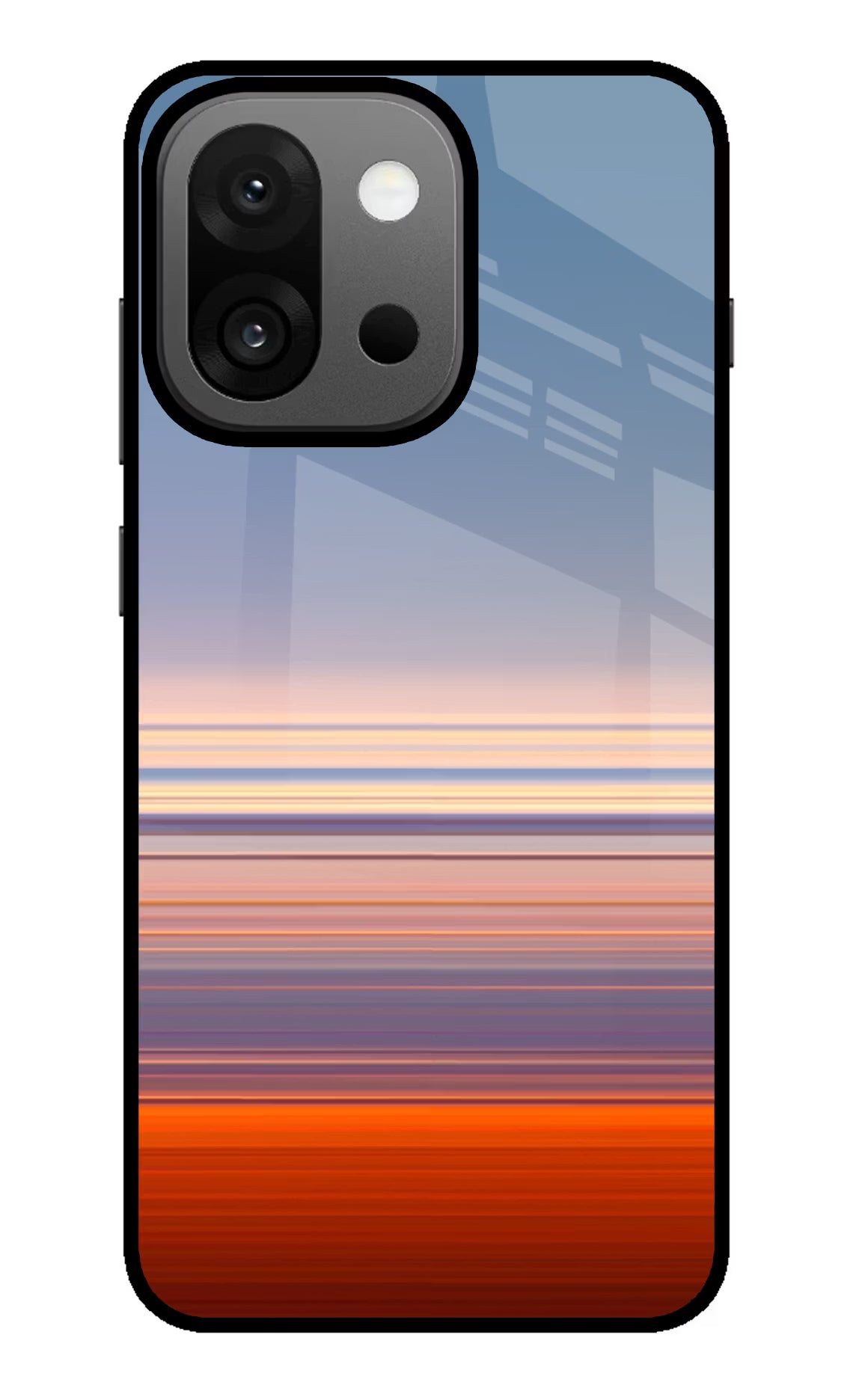 Morning Colors OnePlus 13s Glass Case Back Cover by Casekaro