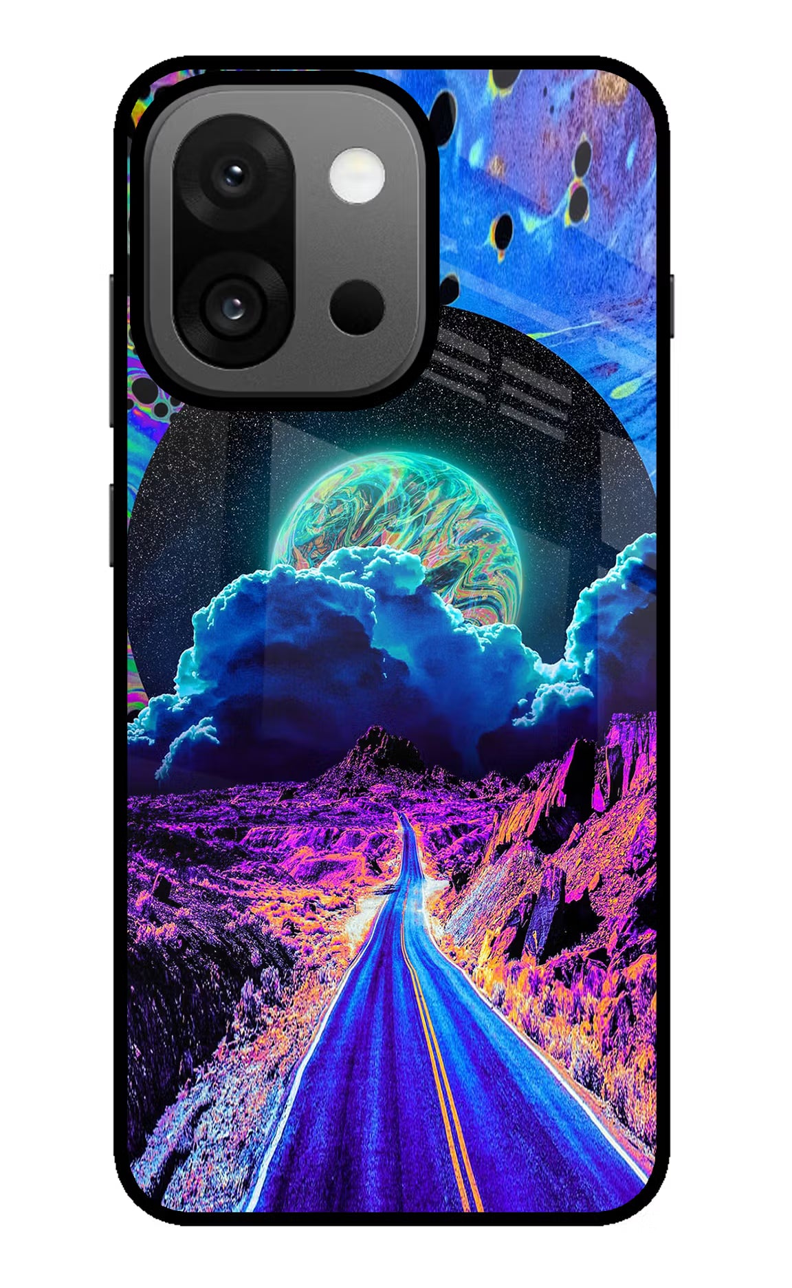 Psychedelic Painting OnePlus 13s Glass Case