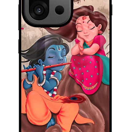 Radhe Krishna OnePlus 13s Glass Case