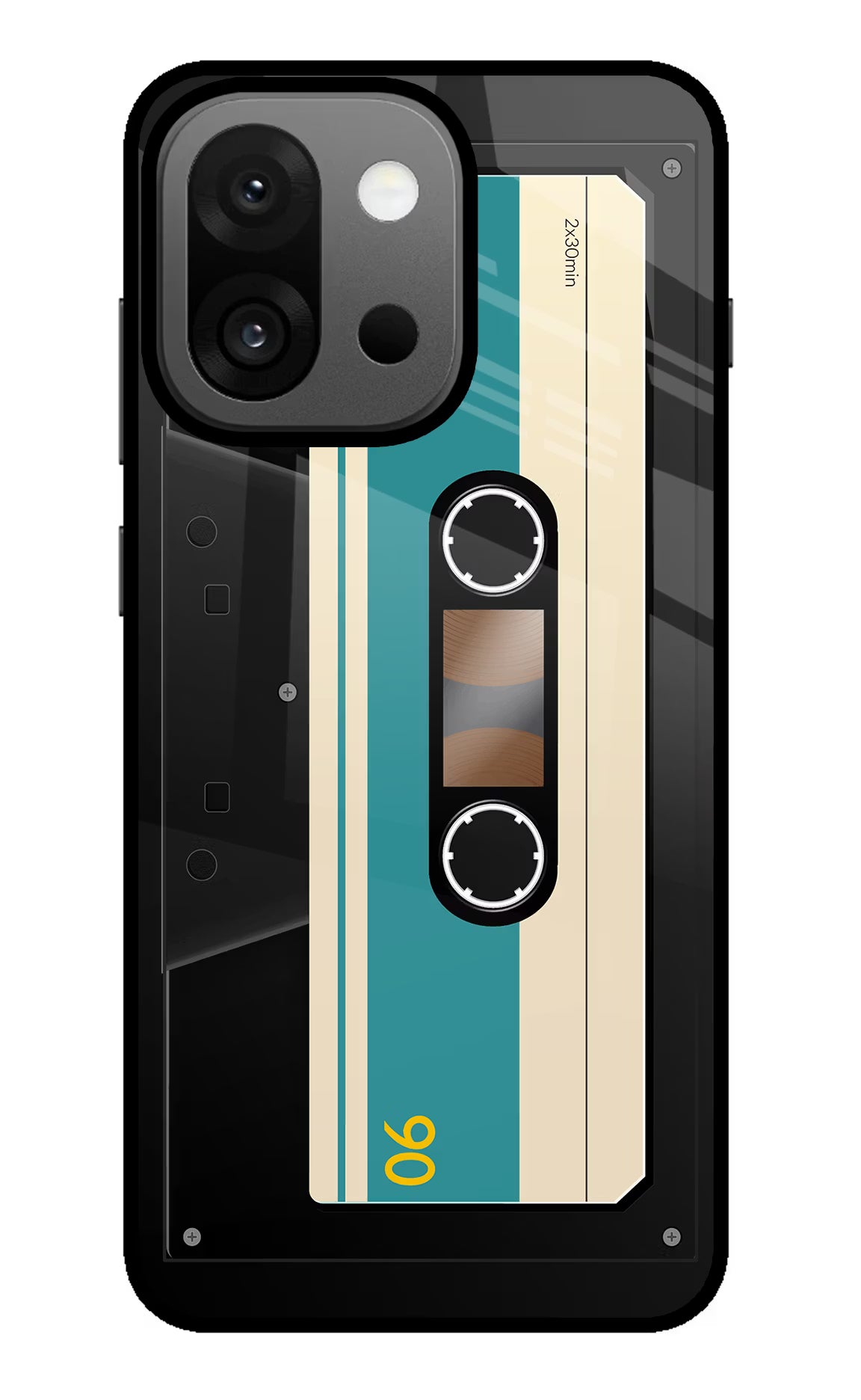 Cassette OnePlus 13s Glass Case Back Cover by Casekaro