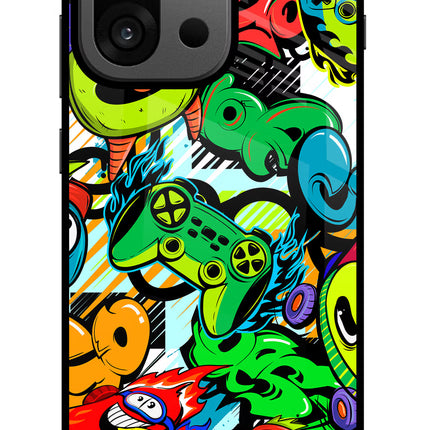 Game Doodle OnePlus 13s Glass Case