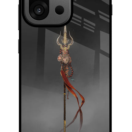 Shiv Trishul OnePlus 13s Glass Case