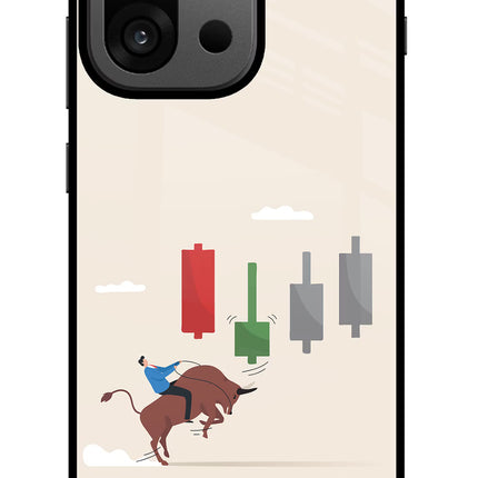 Bull Trading Momentum OnePlus 13s Glass Case