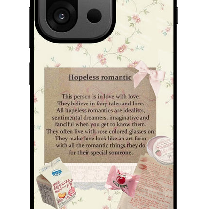 Hopeless Romantic OnePlus 13s Glass Case