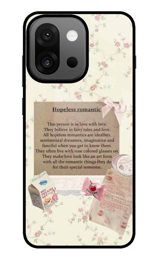Hopeless Romantic OnePlus 13s Glass Case