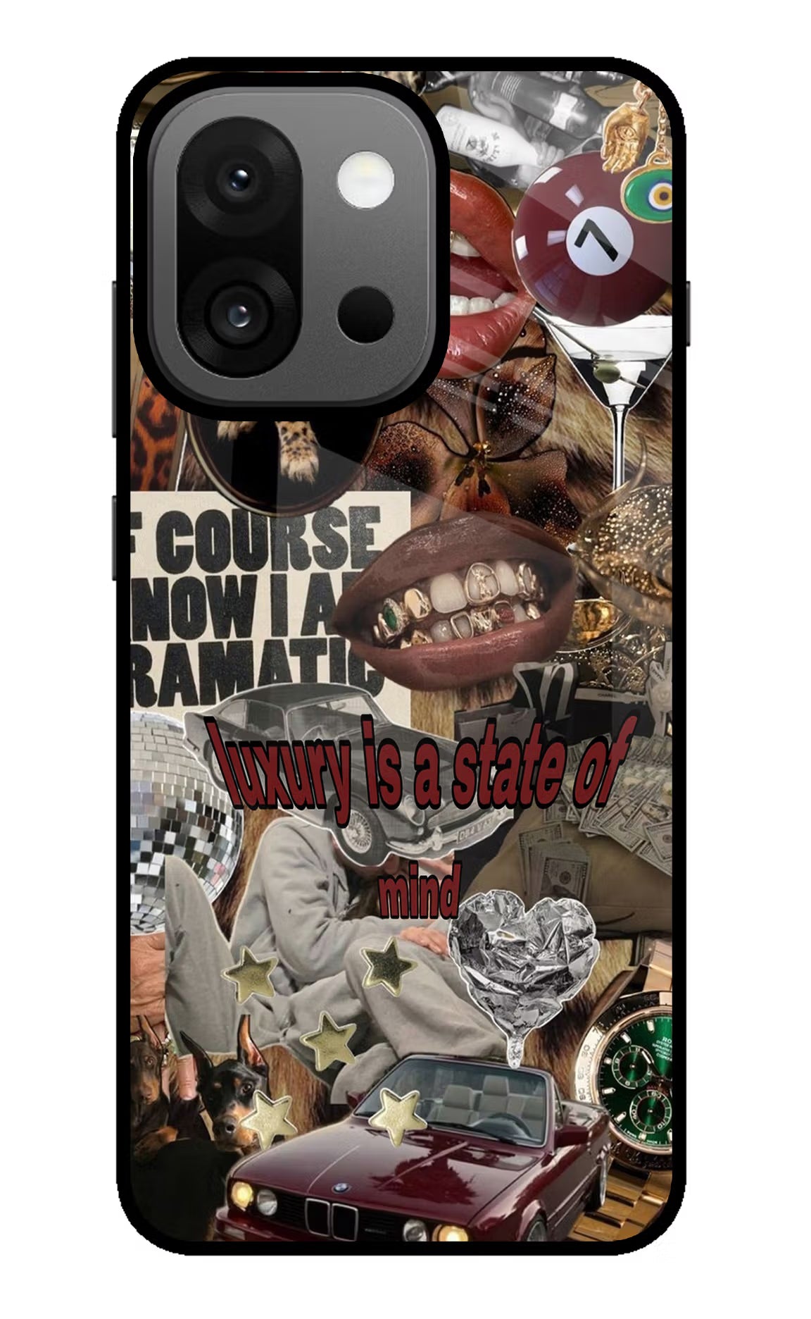 Luxury OnePlus 13s Glass Case Back Cover by Casekaro