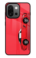 Red Velocity OnePlus 13s Glass Case