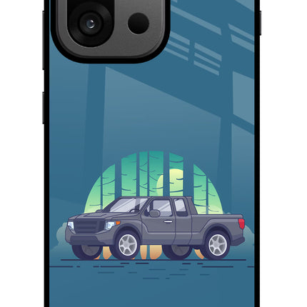 Retro Garage Vibe OnePlus 13s Glass Case