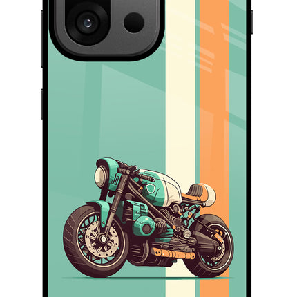 Striped Moto Drift OnePlus 13s Glass Case