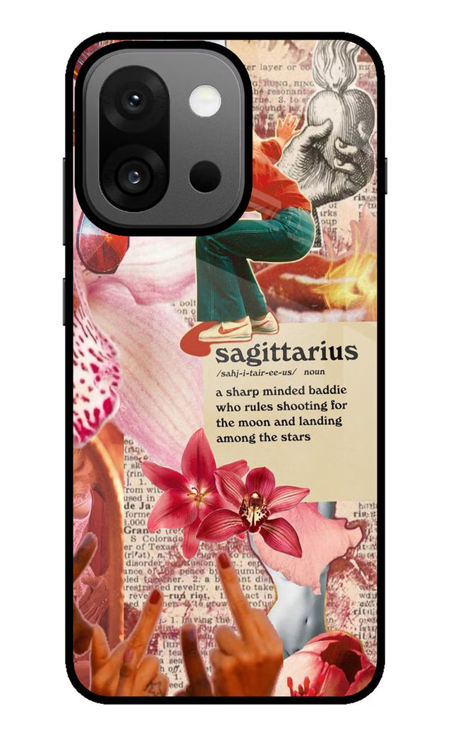 Sagittarius Zodiac OnePlus 13s Glass Case