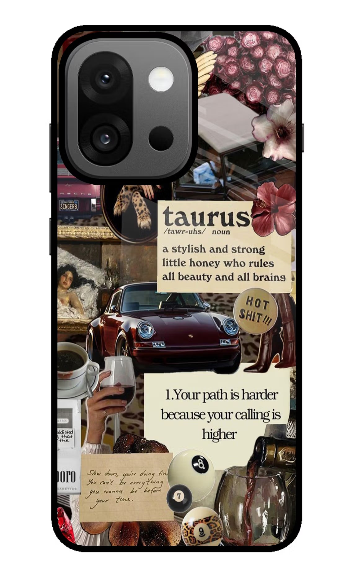 Taurus Zodiac OnePlus 13s Glass Case Back Cover by Casekaro
