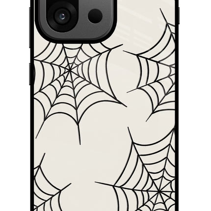 Spider Web OnePlus 13s Glass Case