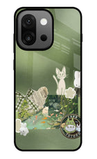 Aesthetic anime OnePlus 13s Glass Case