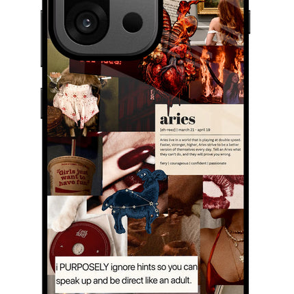 Zodiac Aries OnePlus 13s Glass Case