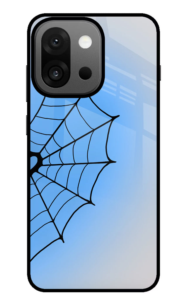 Blue Web OnePlus 13s Glass Case