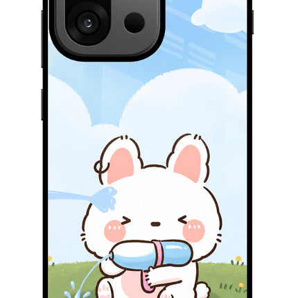 Bunny Treat OnePlus 13s Glass Case