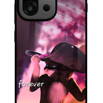 Forever Cat OnePlus 13s Glass Case