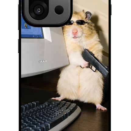Hacker Hamster OnePlus 13s Glass Case