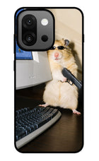 Hacker Hamster OnePlus 13s Glass Case