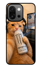 Gamer Cat Energy OnePlus 13s Glass Case