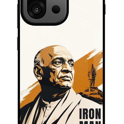 Sardar Patel Iron Will OnePlus 13s Glass Case Back Cover by Casekaro