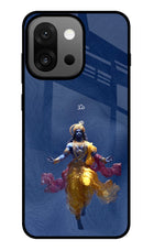 Cosmic Krishna OnePlus 13s Glass Case