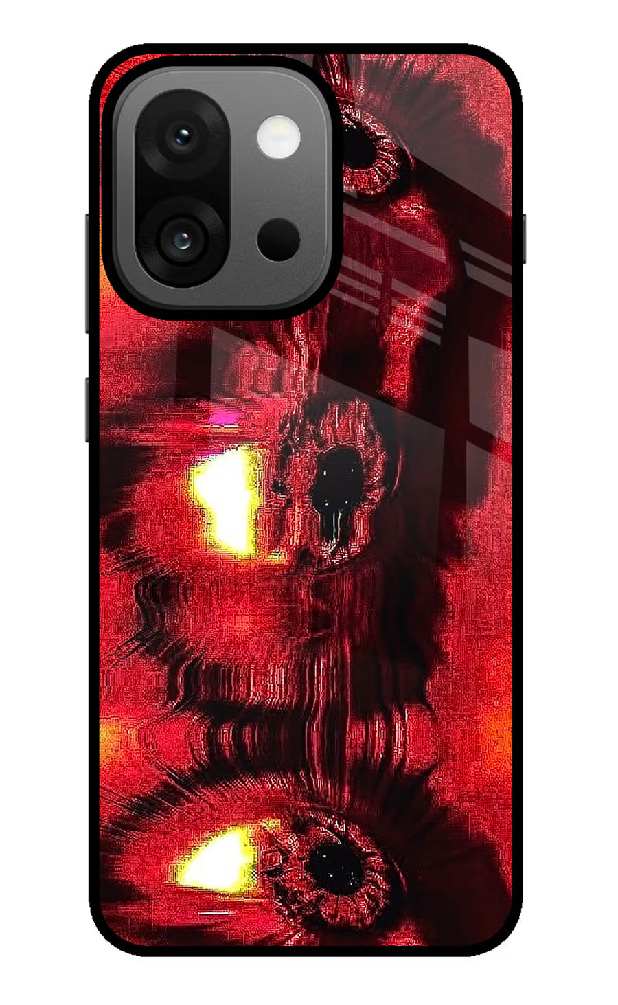 Fire Eye OnePlus 13s Back Cover, Glass case