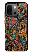 Folk Print OnePlus 13s Glass Case