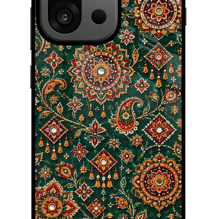 Green Pataka OnePlus 13s Glass Case