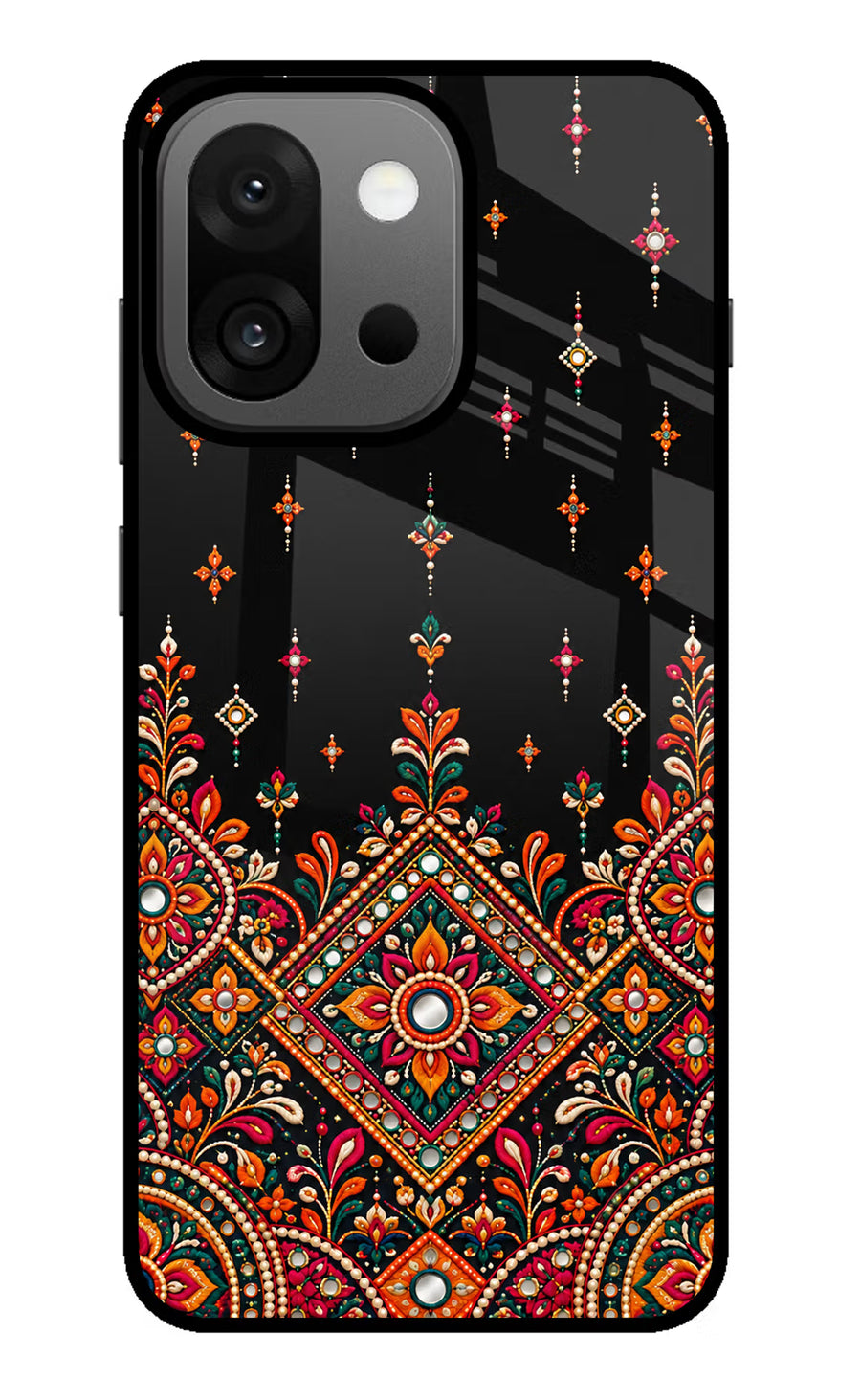 Noir Mehfil OnePlus 13s Back Cover, Glass case