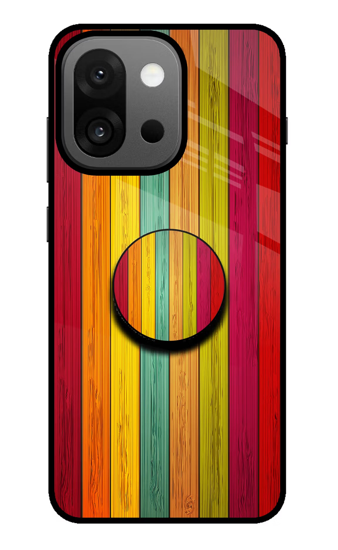 Multicolor Wooden OnePlus 13s Pop Case by Casekaro