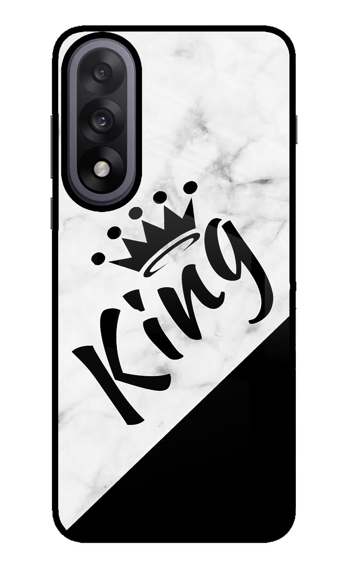 King OnePlus Nord 5 Glass Case Back Cover by Casekaro