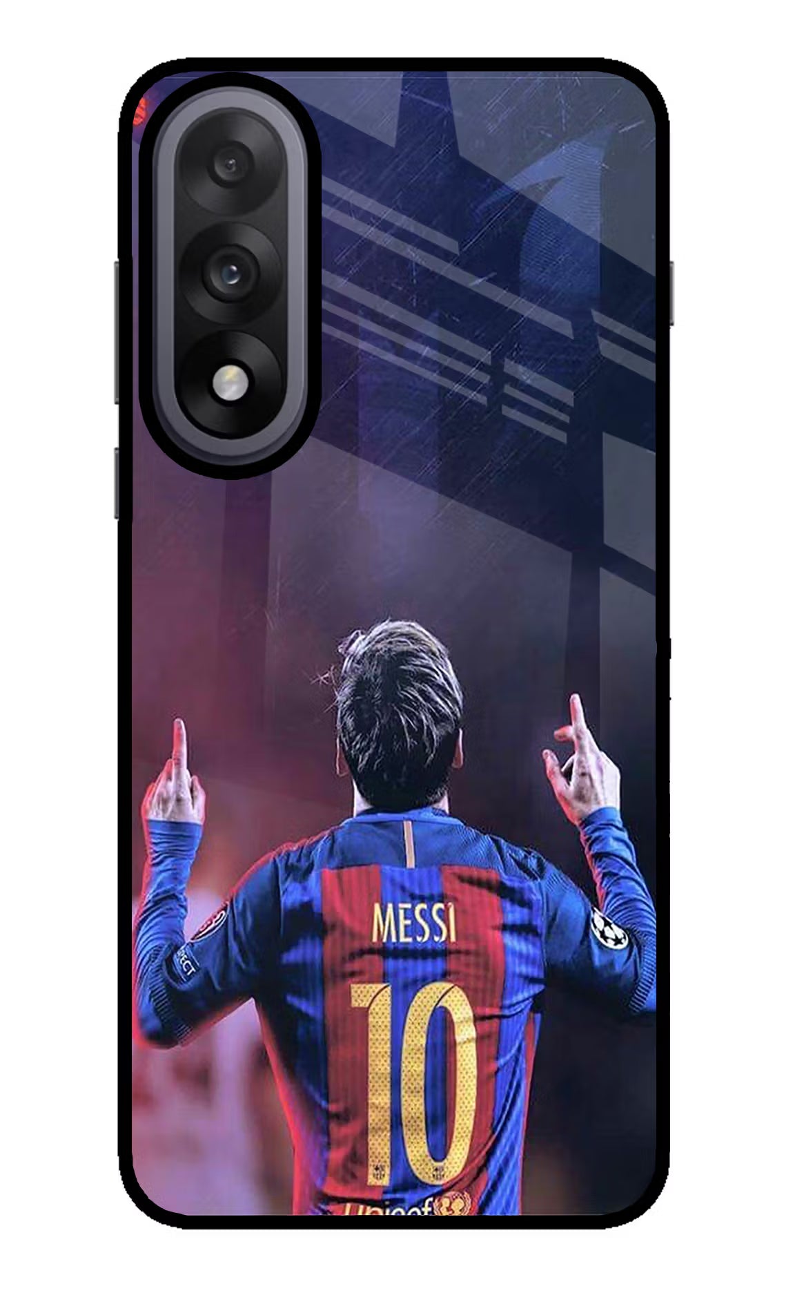Messi OnePlus Nord 5 Glass Case Back Cover by Casekaro