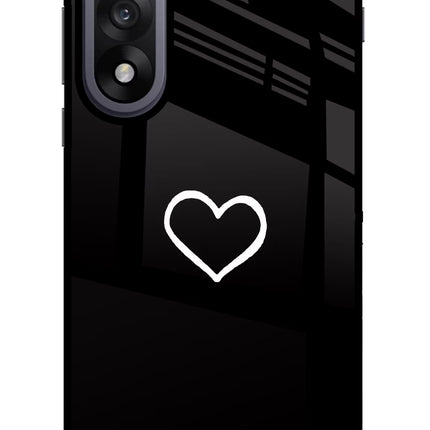 Heart OnePlus Nord 5 Glass Case Back Cover by Casekaro
