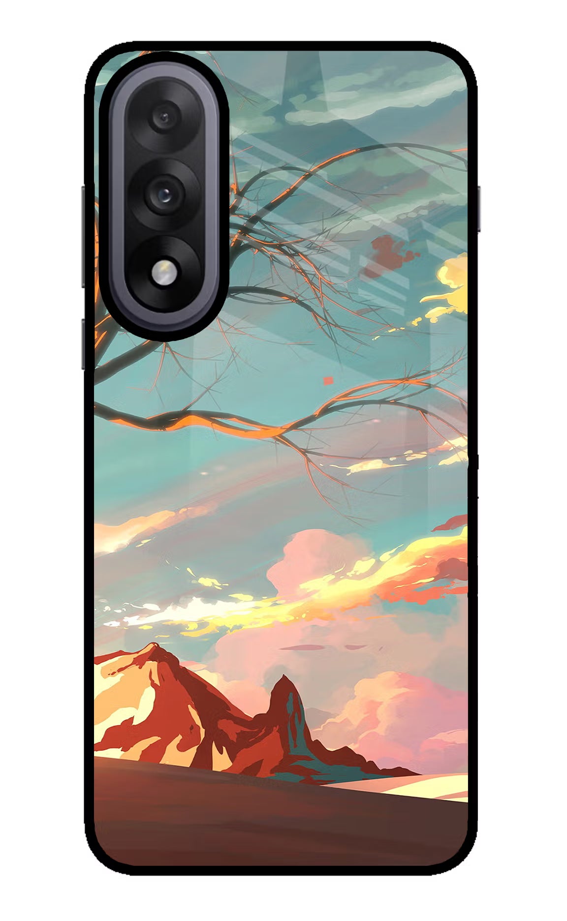 Scenery OnePlus Nord 5 Glass Case Back Cover by Casekaro